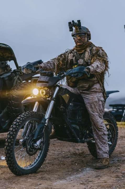 Uso militar tático Zero Motorcycles